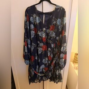 Torrid Floral Navy Dress